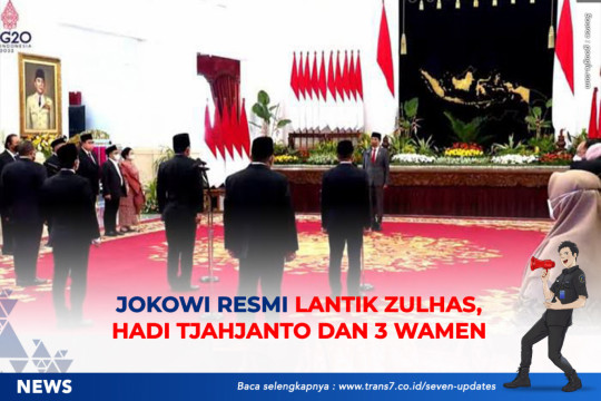 Jokowi Resmi Lantik Zulhas, Hadi Tjahjanto Dan 3 Wamen