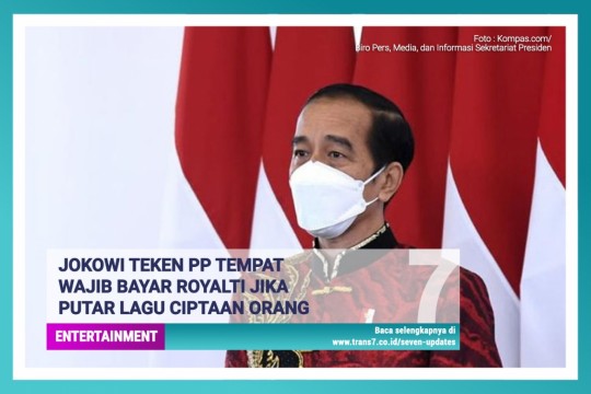 Jokowi Teken PP Tempat Wajib Bayar Royalti Jika Putar Lagu Ciptaan Orang
