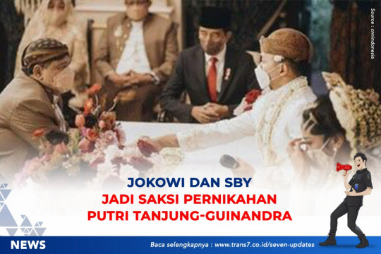 Jokowi Dan SBY Jadi Saksi Pernikahan Putri Tanjung-Guinandra