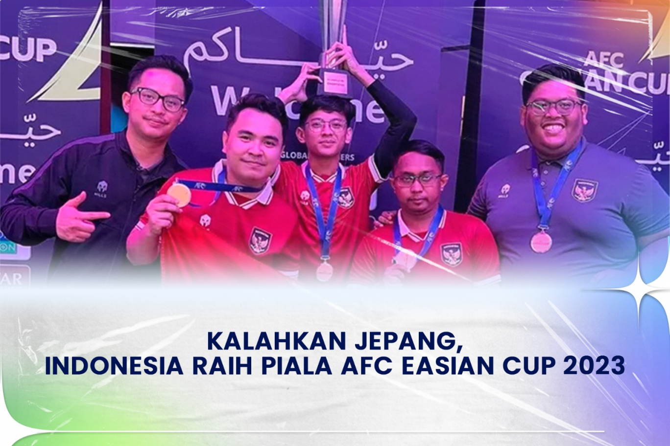 Kalahkan Jepang, Indonesia Raih Piala AFC E-Asian Cup 2023