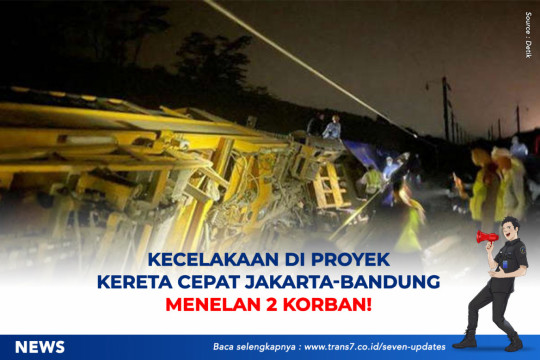 Kecelakaan Di Proyek Kereta Cepat Jakarta-Bandung Menelan 2 Korban!