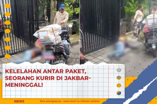 Kelelahan Antar Paket, Seorang Kurir Di Jakbar Meninggal!