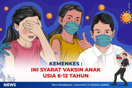 Kemenkes: Ini Syarat Vaksin Anak Usia 6-12 Tahun