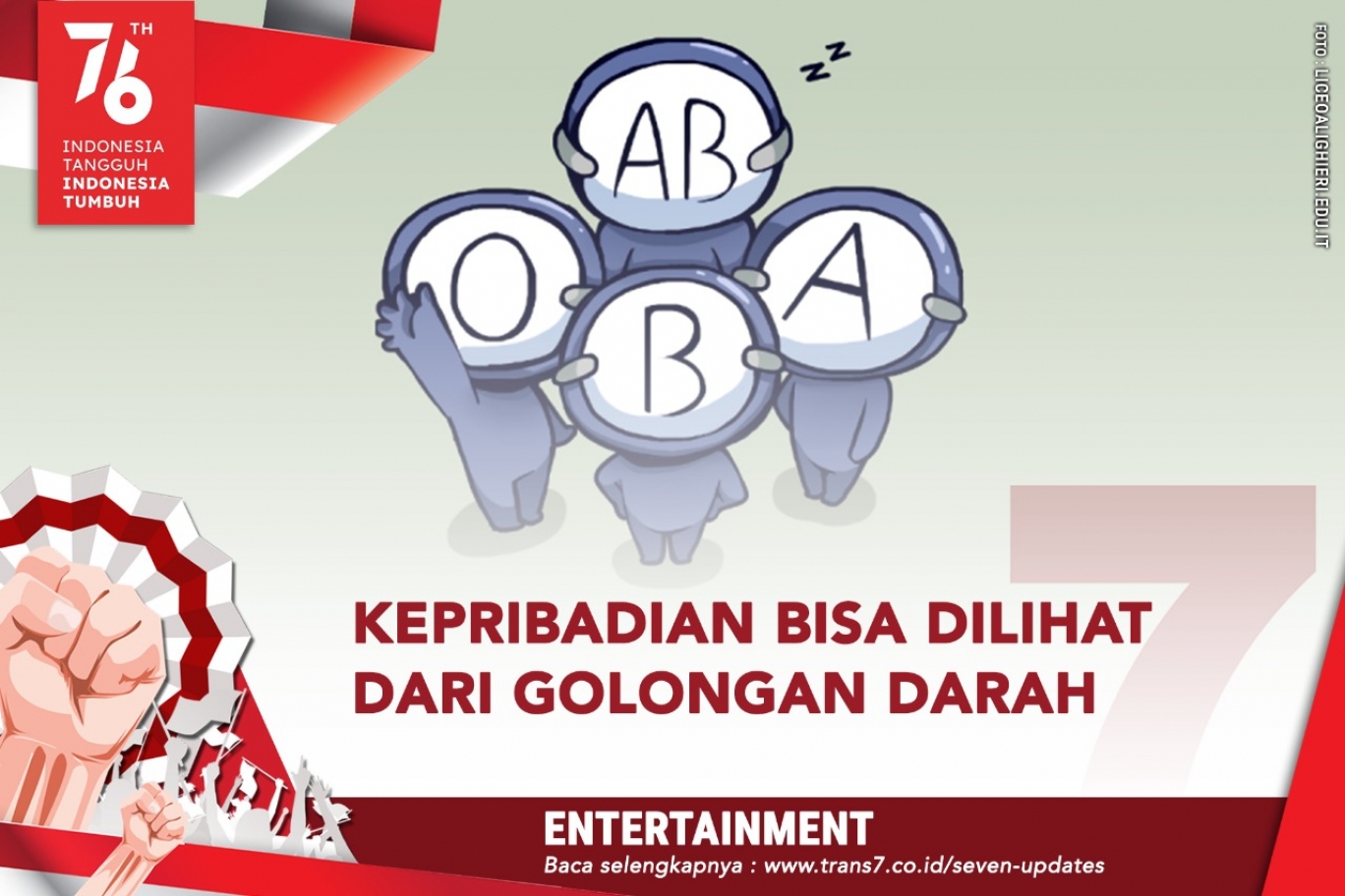 Trans7 Kepribadian Bisa Dilihat Dari Golongan Darah