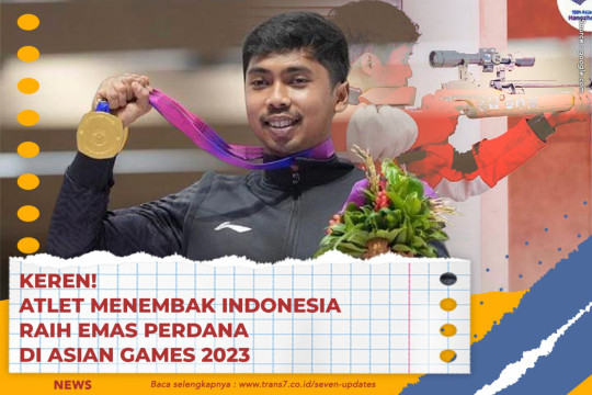 Keren! Atlet Menembak Indonesia Raih Emas Perdana di Asian Games 2023