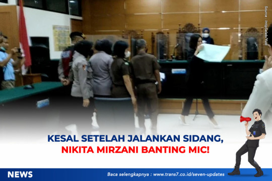 Kesal Setelah Jalankan Sidang, Nikita Mirzani Banting Mic!