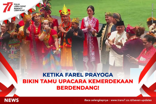 Ketika Farel Prayoga Bikin Tamu Upacara Kemerdekaan Berdendang!