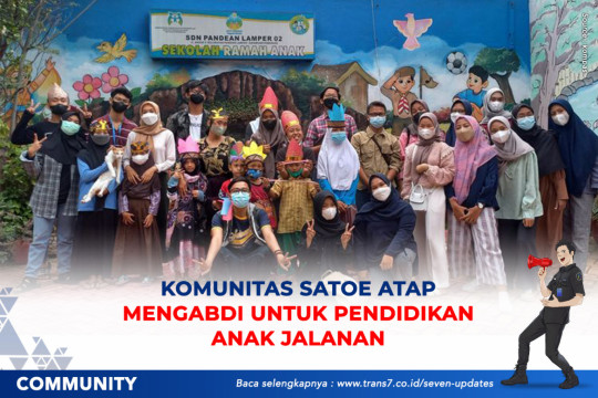 Komunitas Satoe Atap Mengabdi Untuk Pendidikan Anak Jalanan