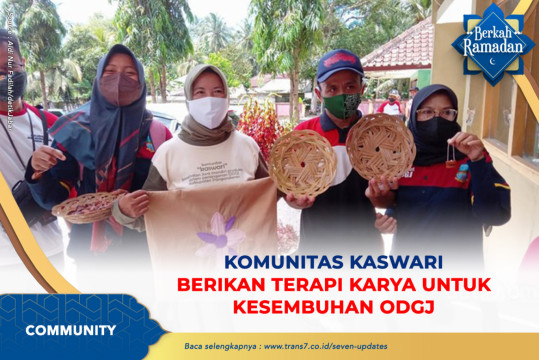 Komunitas Kaswari Berikan Terapi Karya Untuk Kesembuhan ODGJ