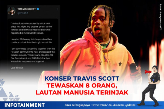 Konser Travis Scott Tewaskan 8 Orang, Lautan Manusia Terinjak