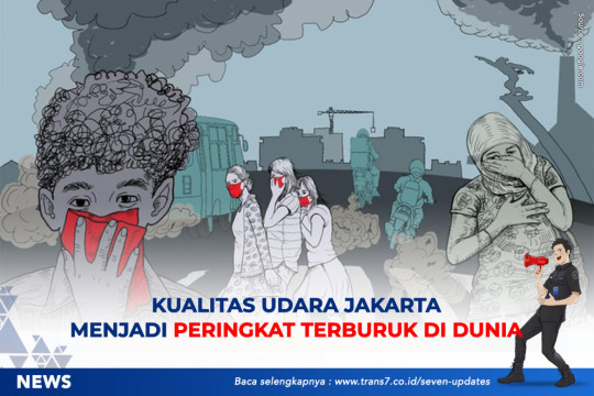 Kualitas Udara Jakarta Menjadi Peringkat Terburuk Di Dunia