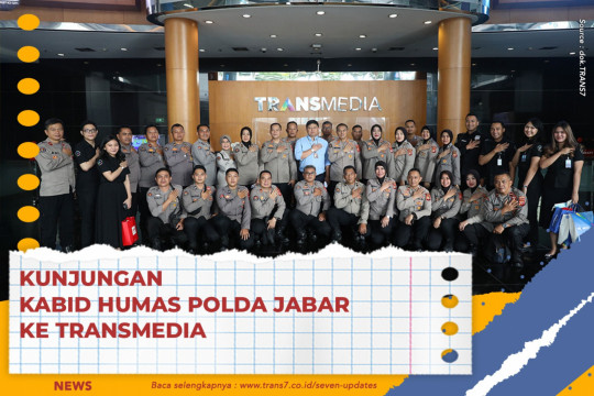 Kunjungan Kabid Humas Polda Jabar Ke Transmedia