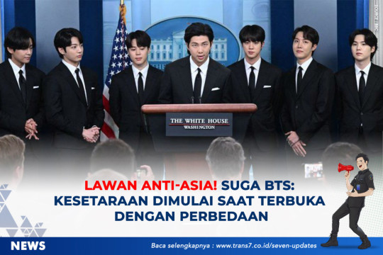 Lawan Anti-Asia! Suga BTS: Kesetaraan Dimulai Saat Terbuka Dengan Perbedaan