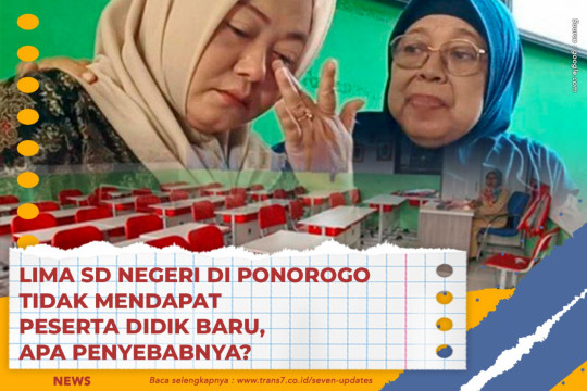 Lima SD Negeri Di Ponorogo Tidak Mendapat Peserta Didik Baru, Apa Penyebabnya?