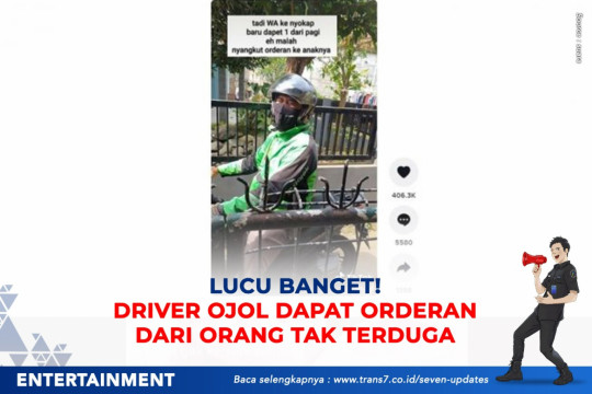 Lucu Banget! Driver Ojol Dapat Orderan Dari Orang Tak Terduga