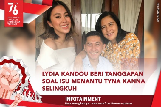 Lydia Kandou Beri Tanggapan Soal Isu Menantu Tyna Kanna Selingkuh