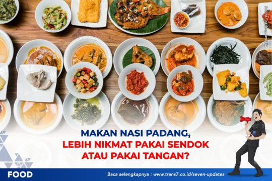 Makan Nasi Padang, Lebih Nikmat Pakai Sendok Atau Tangan?