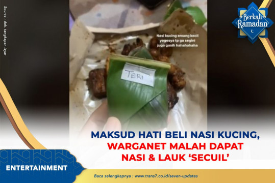 Maksud Hati Beli Nasi Kucing, Warganet Ini Malah Dapat Nasi Dan Lauk ‘Secuil’