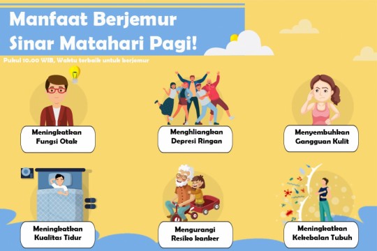 Manfaat Berjemur Sinar Matahari Pagi