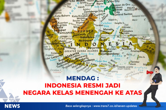 Mendag : Indonesia Resmi Jadi Negara Kelas Menengah Ke Atas