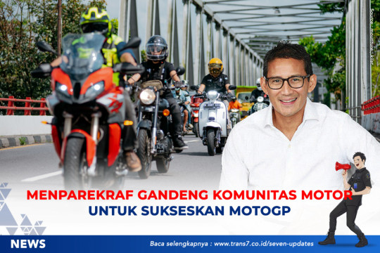 Menparekraf Gandeng Komunitas Motor Untuk Sukseskan MotoGP