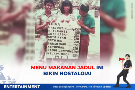 Menu Makanan Jadul Ini Bikin Nostalgia!