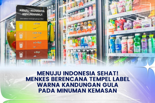 Menuju Indonesia Sehat! Menkes Berencana Tempel Label Warna Kandungan Gula Pada Minuman Kemasan