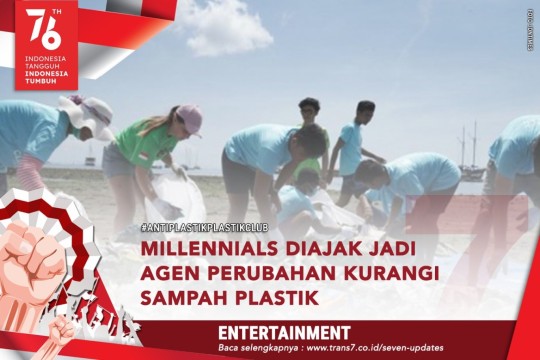 Millennials Diajak Jadi Agen Perubahan Kurangi Sampah Plastik