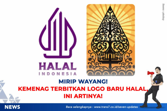 Mirip Wayang! Kemenag Terbitkan Logo Baru Halal. Ini Artinya