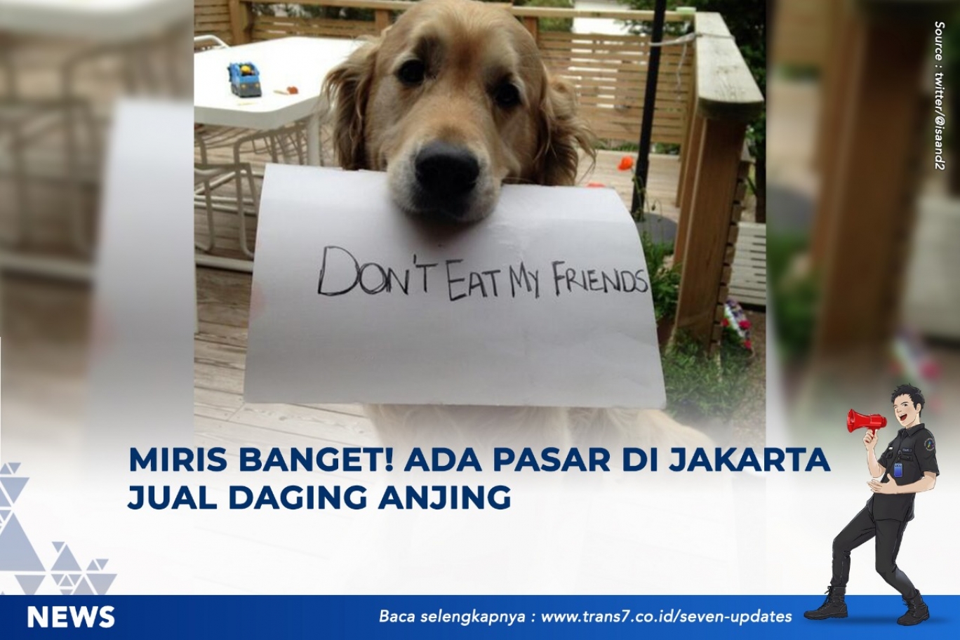 Miris! Ada Pasar Di Jakarta Jual Daging Anjing