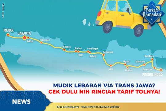 Mudik Lebaran Via Trans Jawa? Cek Dulu Nih Rincian Tarif Tolnya!