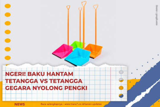 Ngeri! Baku Hantam Tetangga Vs Tetangga Gegara Nyolong Pengki