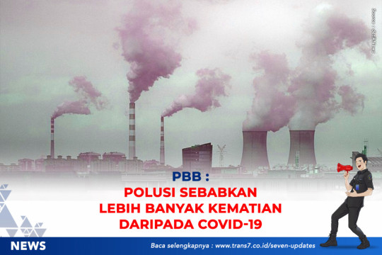 PBB : Polusi Sebabkan Lebih Banyak Kematian Daripada COVID-19