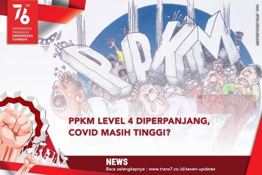 PPKM Level 4 Diperpanjang, Covid Masih Tinggi?