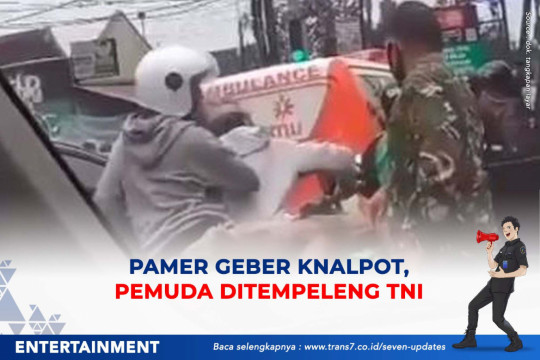 Pamer Geber Knalpot, Pemuda Ditempeleng TNI