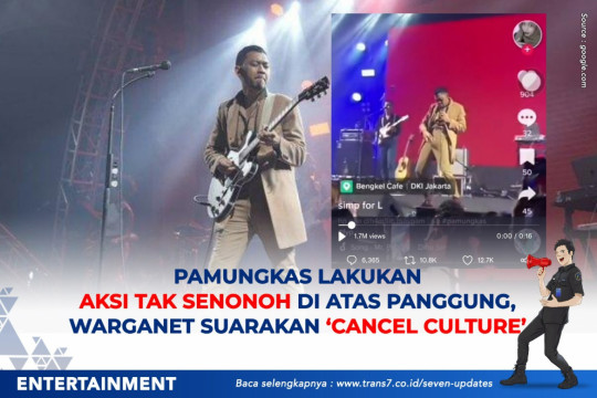 Pamungkas Lakukan Aksi Tak Senonoh Di Atas Panggung, Warganet Suarakan ‘Cancel Culture’