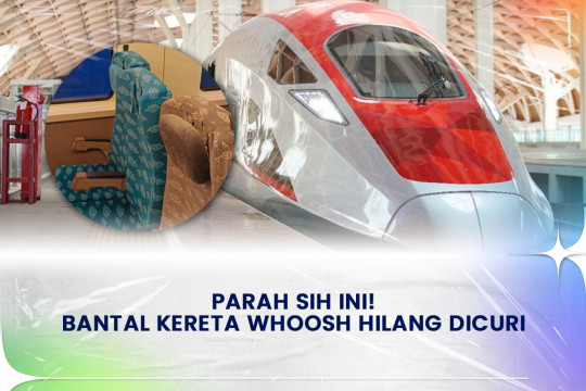 Parah Sih Ini! Bantal Kereta Whoosh Hilang Dicuri