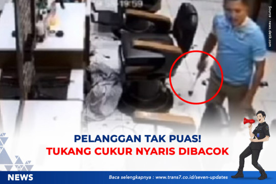 Pelanggan Tak Puas, Tukang Cukur Nyaris Dibacok