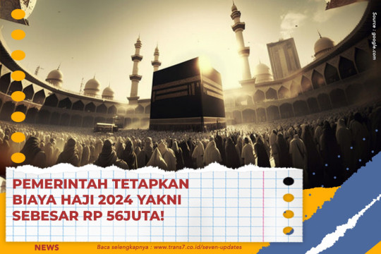 Pemerintah Tetapkan Biaya Haji 2024 Yakni Sebesar Rp 56Juta!