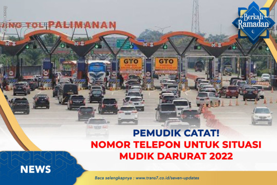 Pemudik Catat! Nomor Telepon Untuk Situasi Mudik Darurat 2022