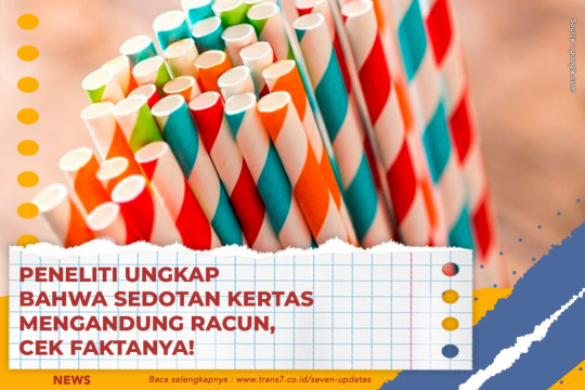 Peneliti Ungkap Bahwa Sedotan Kertas Mengandung Racun, Cek Faktanya!