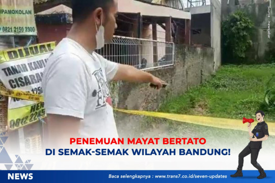 Penemuan Mayat Bertato Di Semak-Semak Wilayah Bandung