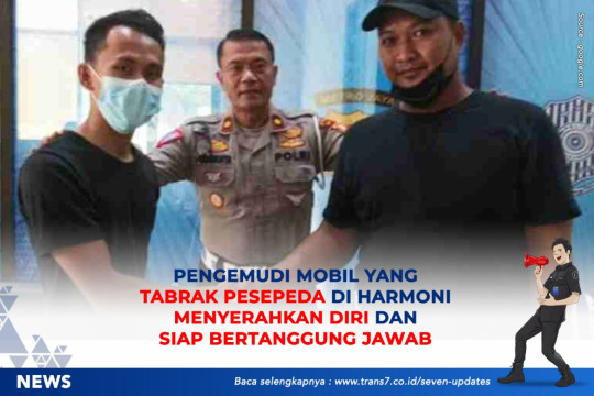 Pengemudi Mobil Yang Tabrak Pesepeda Di Harmoni Menyerahkan Diri Dan Siap Bertanggung Jawab