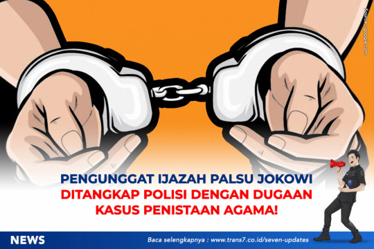 Pengunggat Ijazah Palsu Jokwo Ditangkap Polisi Dengan Dugaan Kasus Penistaan Agama!