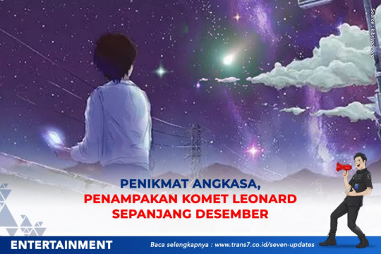 Penikmat Angkasa, Penampakan Komet Leonard Sepanjang Desember