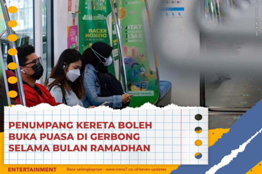 Penumpang Kereta Boleh Buka Puasa Di Gerbong Selama Bulan Ramadhan