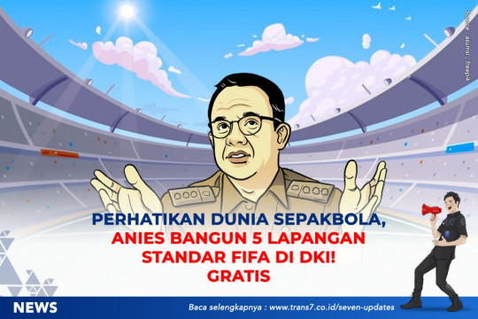 Perhatikan Dunia Sepakbola, Anies Bangun 5 Lapangan Standar Fifa Di Dki Jakarta, Gratis!