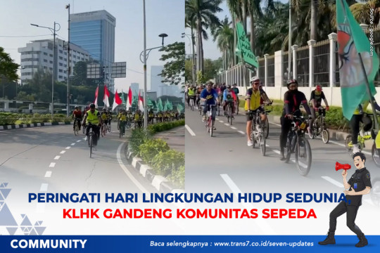 Peringati Hari Lingkungan Hidup Sedunia, KLHK Gandeng Komunitas Sepeda