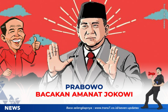 Prabowo Bacakan Amanat Jokowi