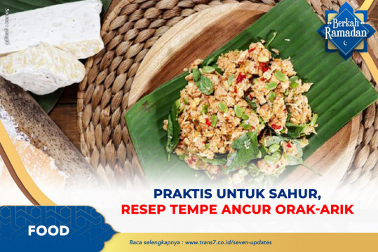 Praktis Untuk Sahur, Resep Tempe Ancur Orak-arik!